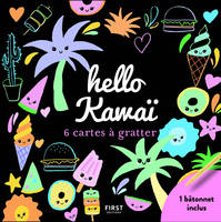 Hello kawaï - 6 cartes à gratter