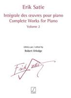 Intégrale des œuvres pour piano volume 2