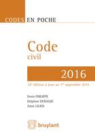 Code civil 2016