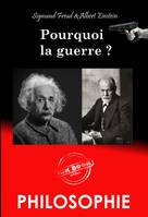 Pourquoi la guerre ? – Correspondance entre Albert Einstein et Sigmund Freud [Nouv. éd. revue et mise à jour]