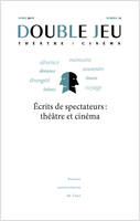 Double jeu, n° 16, Écrits de spectateurs - théâtre et cinéma