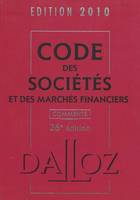 Code des sociétés et des marchés financiers 2010 commenté