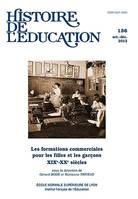 Histoire de l'éducation, n°136/2012, Les formations commerciales pour les filles et les garçons, XIXe-XXe siècles