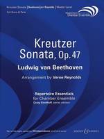 Kreutzer Sonata, op. 47. 10 Wind Instruments. Partition et parties.