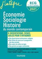 ECG 1 et 2 - Economie, Sociologie, Histoire du monde contemporain en fiches et dissertations, Dissertations, études de cas, colles pour s'entraîner