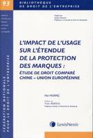 impact de l usage sur l etendue de protection des marques etude de droit compare chine union europ., Étude de droit comparé chine-union européenne