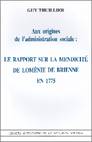 Rapport sur la mendicite de lomenie de brienne en 1775 (Le)