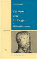 Dialogue avec Heidegger I. Philosophie grecque, PHILOSOPHIE GRECQUE