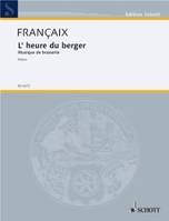 L'heure du berger, Musique de Brasserie.. Flute, Oboe, 2 Clarinets, 2 Bassoons, French Horn, Trombone and Piano. Jeu de parties.