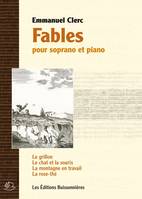 Fables, Pour soprano (ou ténor) & piano
