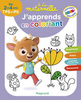 J’apprends en coloriant TPS-PS 2-4 ans - A la maternelle, Coloriages éducatifs