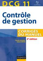 11, DCG 11 - Contrôle de gestion - 4e éd. - Corrigés du manuel, Corrigés du manuel