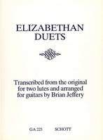 Elizabethan Duets, 2 guitars. Partition d'exécution.