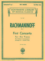 Piano Concerto No. 1 In F Sharp Minor Op.1, Schirmer's Library of Musical Classics, Vol. 1655, 2 Pianos, 4 Hands