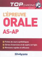 L'épreuve orale AS/AP catégorie C