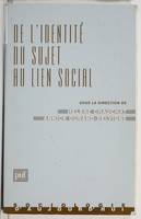 De l'identité du sujet au lien social, L'étude des processus identitaires