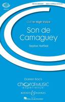 Son de Camaguey, Cuban Folk Song. choir (SSAA) and percussion. Partition vocale/chorale et instrumentale.