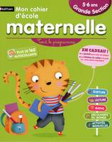 Mon cahier d'école maternelle GS