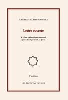 Lettre ouverte à ceux qui croient (encore) que l'Europe c'est la paix