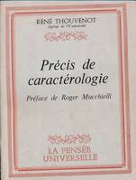 Précis de caractérologie