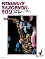 Modern Saxophone Solos, alto saxophone and piano.