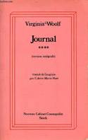 Journal / Virginia Woolf., 4, Journal - Tome 4 - Version intégrale - Collection nouveau cabinet cosmopolite.