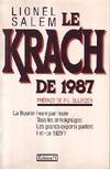 Le krach de 1987 La bourse heure par heure