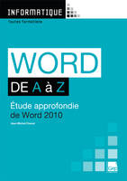 Word 2010 de A à Z (pochette + livret)