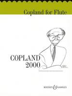 Copland for Flute, Copland 2000. flute and piano.