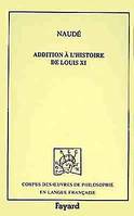 Addition à l'histoire de Louis XI