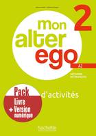 Pack Cahier d'activités + version numérique Mon Alter Ego 2