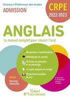 Concours CRPE - Professeur des écoles - Anglais - Concours 2022-2023, Admission 2022-2023