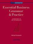 ESSENTIAL BUSINESS GRAMMAR AND PRACTICE, Livre