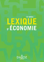 Lexique d'économie - 13e éd.