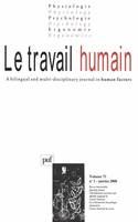 Le travail humain 2008 - vol. 71 - n° 1