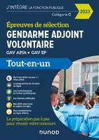 Epreuves de sélection Gendarme adjoint volontaire 2023, GAV APJA - GAV EP