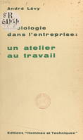 Sociologie dans l'entreprise : un atelier au travail, une étude sur le terrain du rôle des groupes informels de travail par rapport à l'intégration du travailleur dans l'entreprise, Thèse présentée à la Faculté des sciences sociales de l'Université de ...