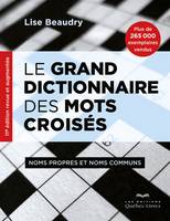 Le grand dictionnaire des mots croisés, Noms propres et noms communs