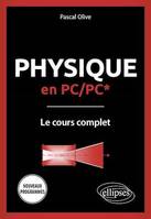 Physique en PC/PC* - Le cours complet - Programme 2022