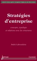 Stratégies d'entreprise, concepts, typologie et relations avec les structures