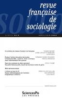 Revue Française de Sociologie T63-2