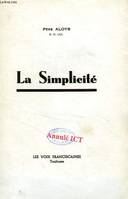 LA SIMPLICITE