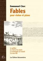 Fables, Pour violon & piano