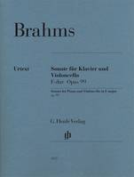 Sonata For Cello & Piano In F Major, Sonata for Piano and Violoncello in F major op. 99