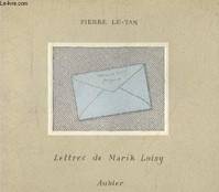 Lettres de Marik Loisy