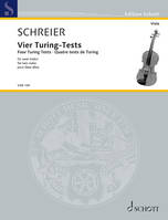 Quatre tests de Turing, pour deux altos. 2 violas. Partition d'exécution.