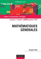 Mathématiques générales, cours et exercices corrigés