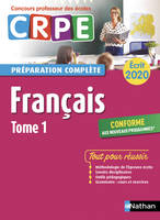 Français - Epreuve écrite 2020 - Tome 1 (CRPE) - (EFL3) - 2019, Format : ePub 3