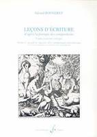 Lecons D'Ecriture Volume 3, d'Apres La Pratique Des Compositeurs