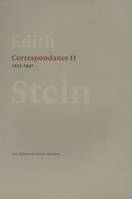 Correspondances / Edith Stein, 2, Correspondance II, Volume 2, 1934-1942